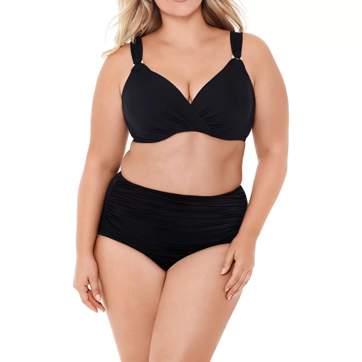 Miraclesuit Bas De Maillot De Bain Culotte Haute Norma-Jean Retro-Femme Culotte Haute