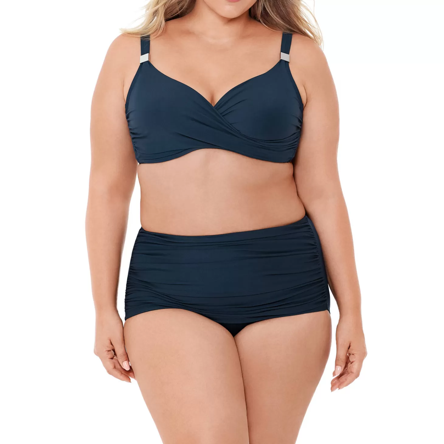 Miraclesuit Bas De Maillot De Bain Culotte Haute Norma-Jean Retro-Femme Culotte Haute