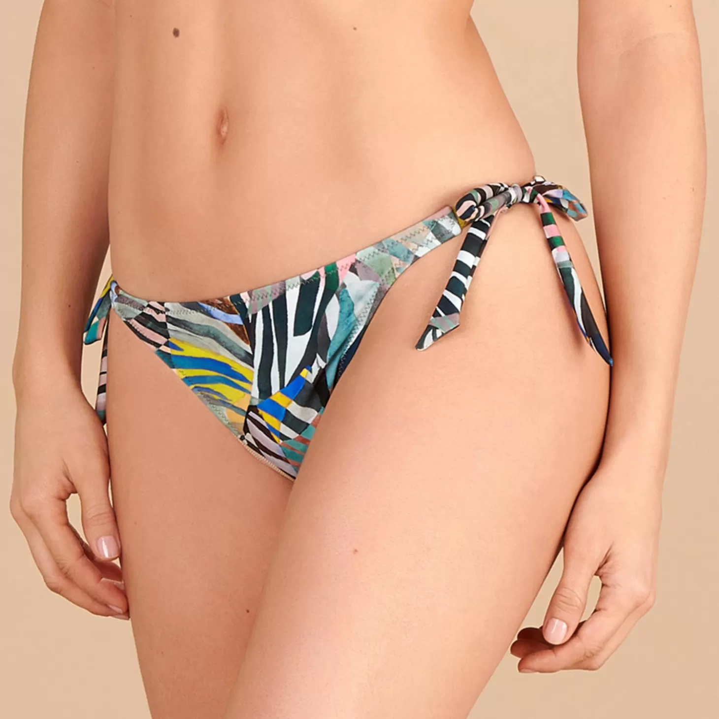 Pain de Sucre Bas De Maillot De Bain Slip Noue Onyx-Femme Bresilien / Tanga