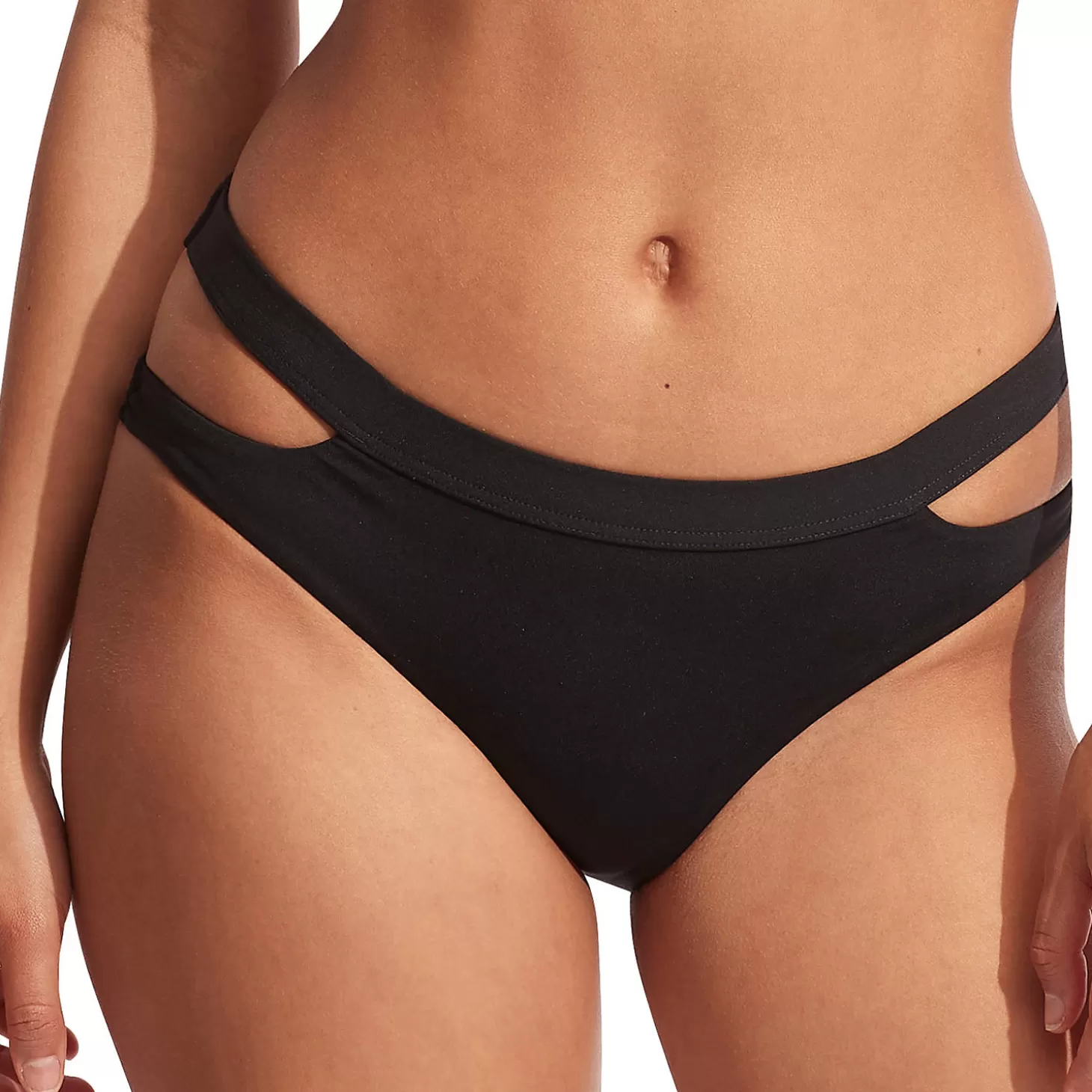 Seafolly Bas De Maillot De Bain Slip Taille Basse-Femme Culotte Et Slip