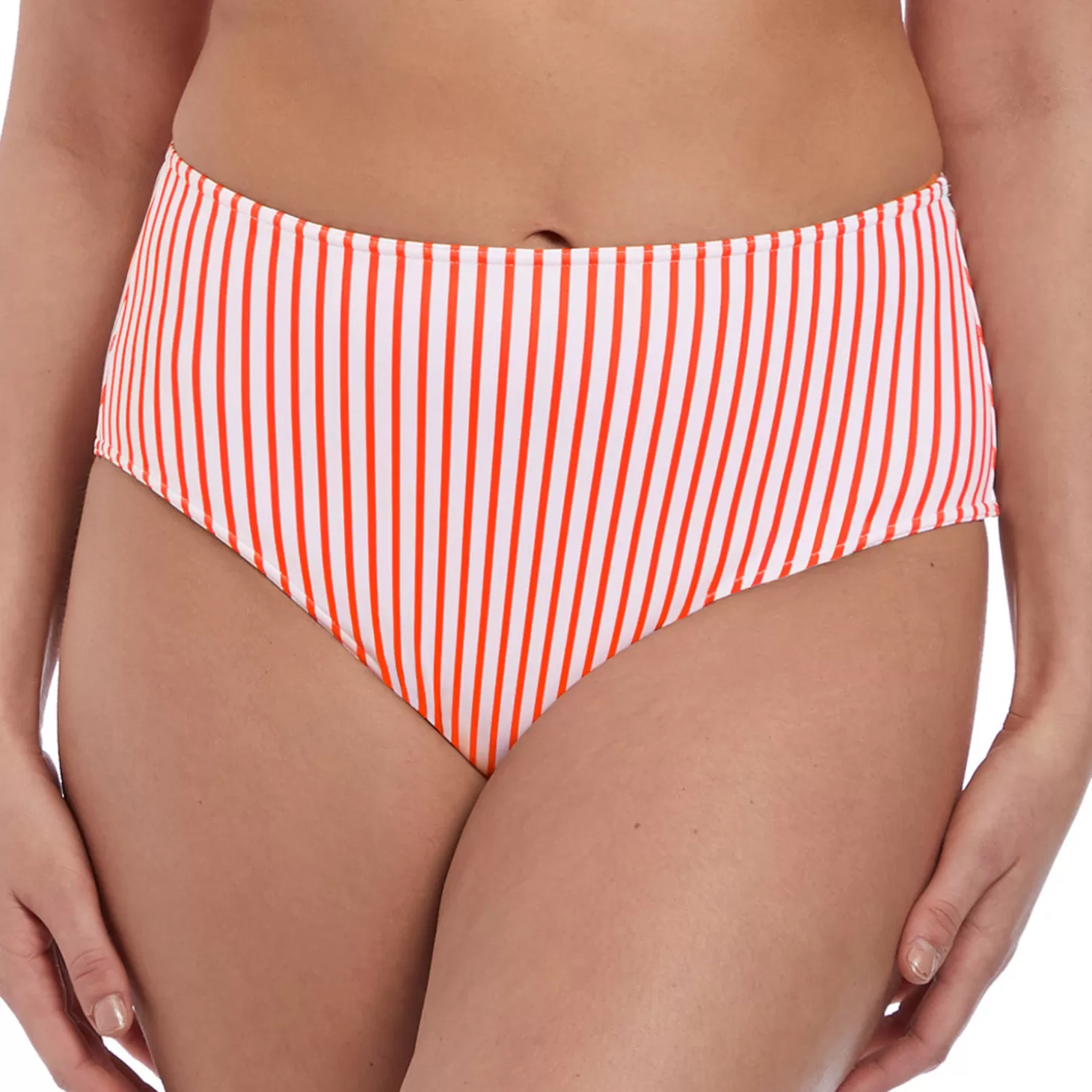 Freya Bas De Maillot De Bain Slip Taille Haute-Femme Culotte Haute