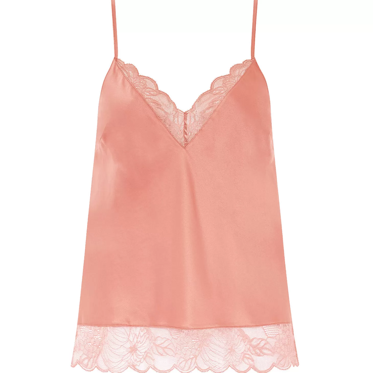 Chantelle Caraco En Satin-Femme Caraco Et Top