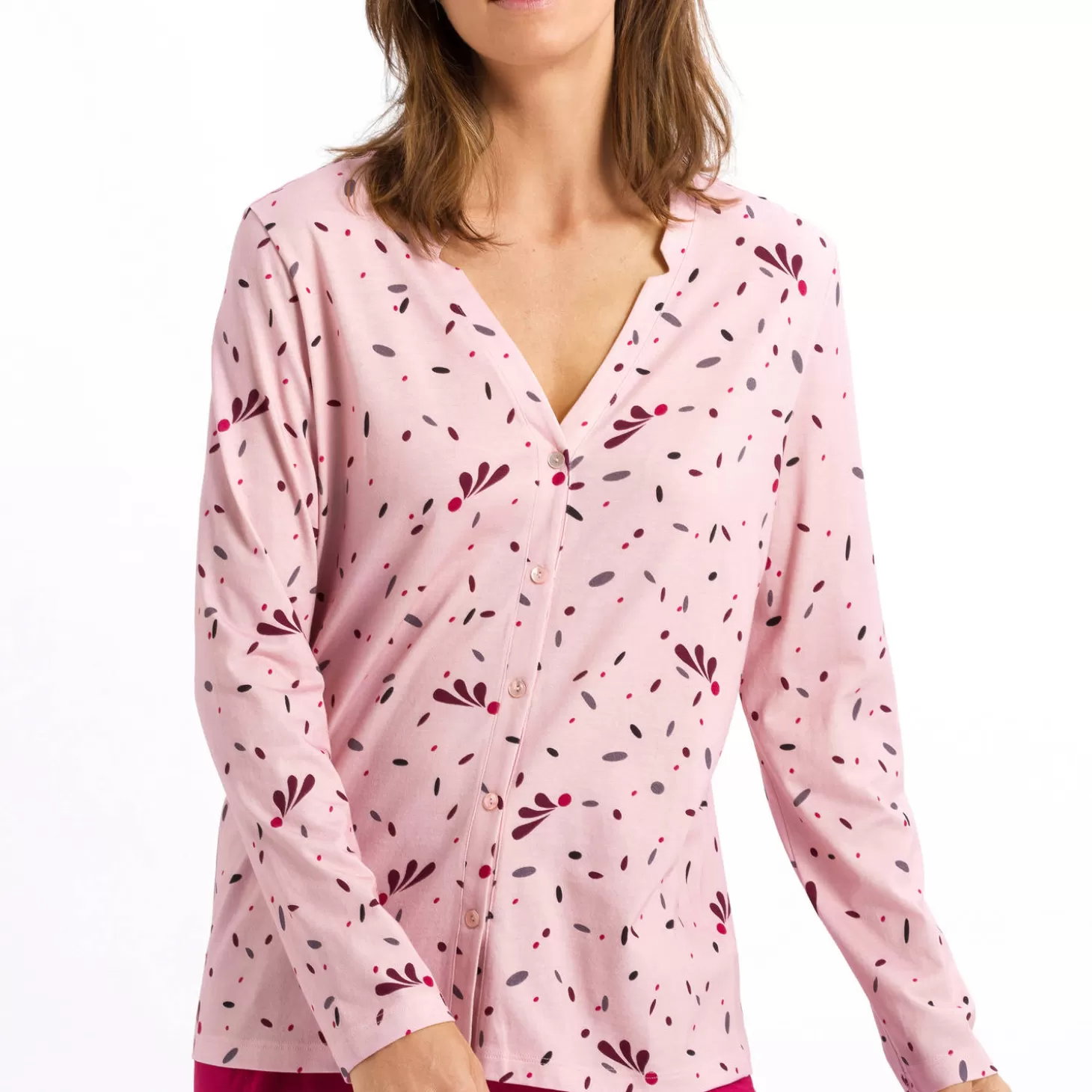 Hanro Chemise En Coton-Femme Ensemble De Détente