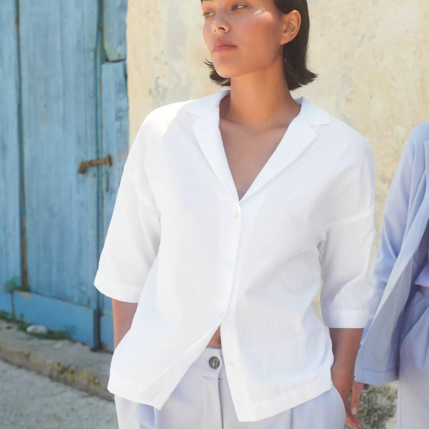 Hanro Chemise En Coton-Femme Caraco Et Top