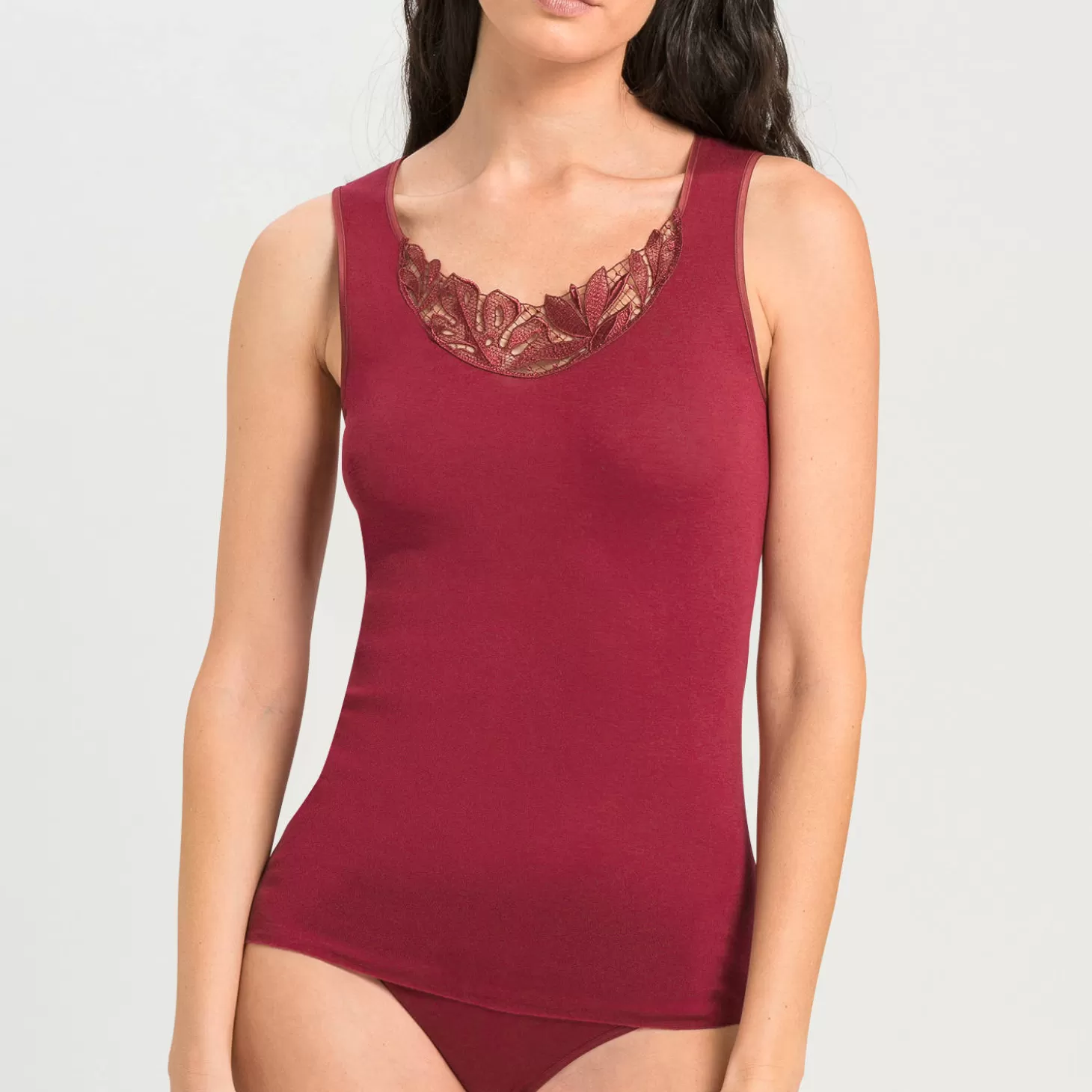 Hanro Debardeur En Coton-Femme Caraco Et Top