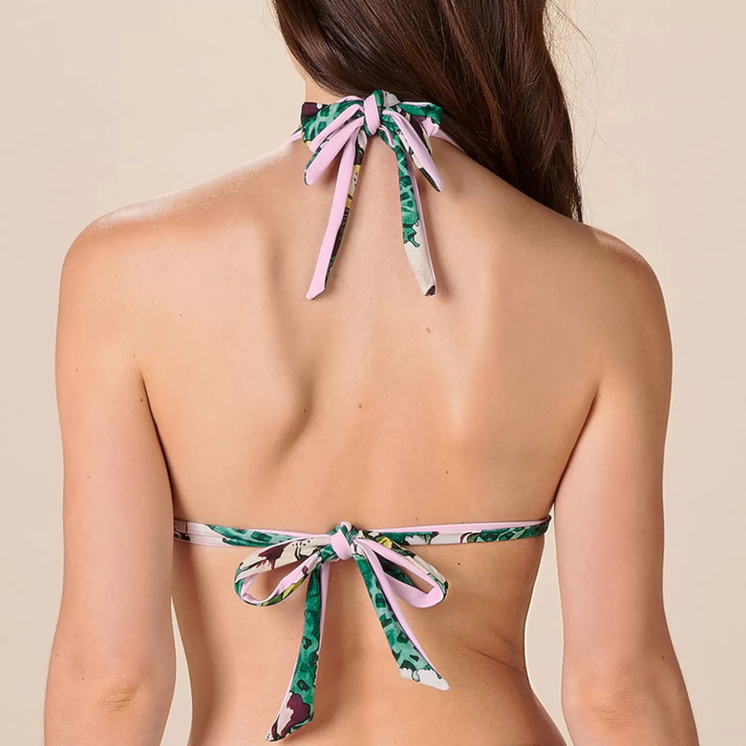 Pain de Sucre Haut De Maillot De Bain Triangle Reversible Multipositions Ilari-Femme Triangle