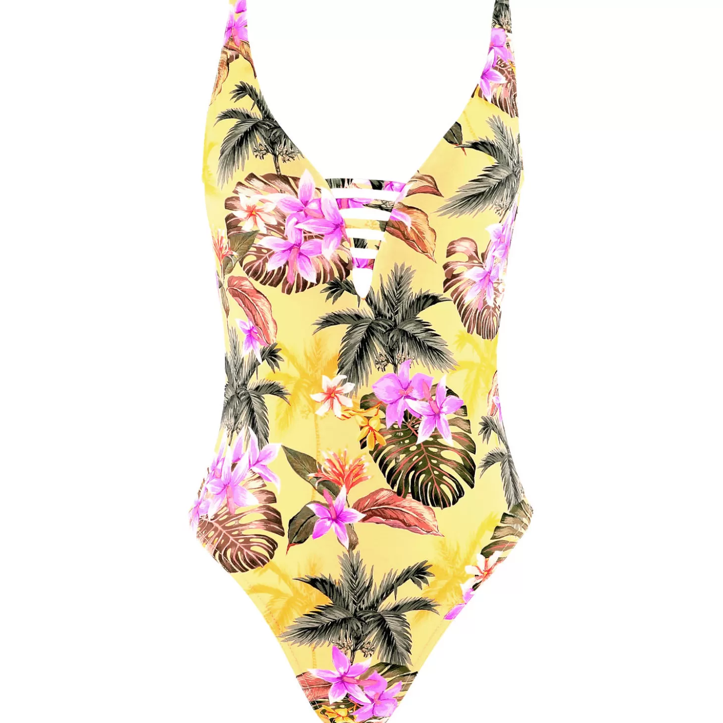 Banana Moon Maillot De Bain 1 Pièce Decollete Plongeant Miller Sans Armatures-Femme Autres Formes