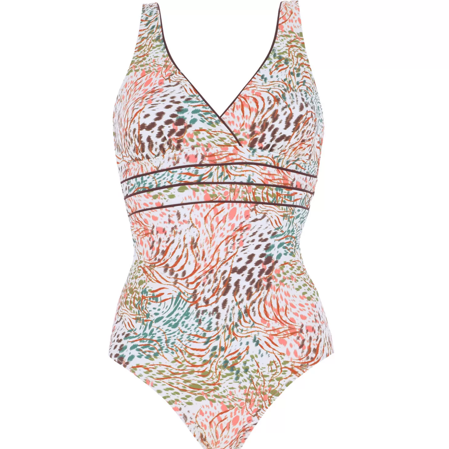 Soraya Maillot De Bain 1 Pièce Gainant Decollete Sete Sans Armatures-Femme Autres Formes