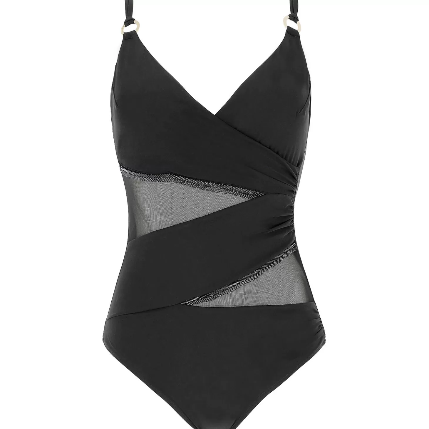 Miradonna Maillot De Bain 1 Pièce Lissant Decollete Athena Sans Armatures-Femme Gainant / Sculptant / Ventre Plat