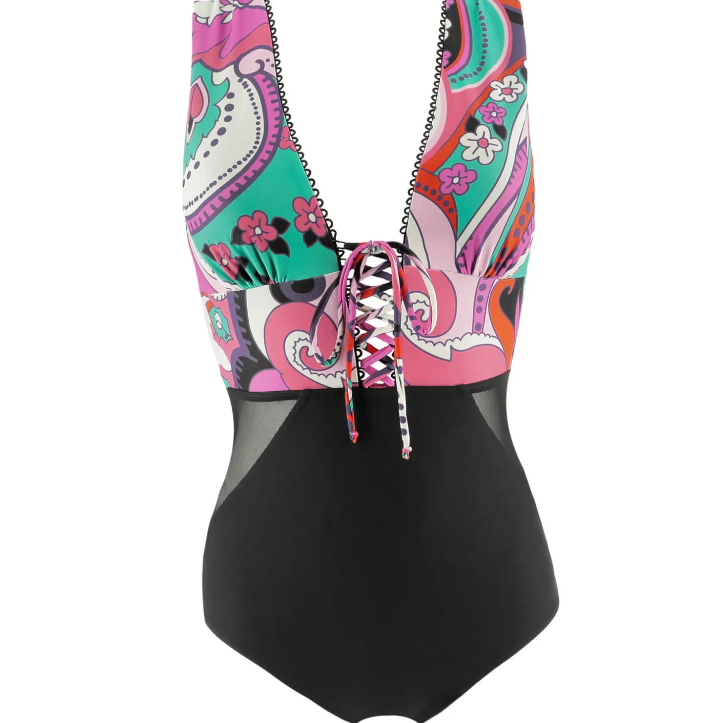 Miradonna Maillot De Bain 1 Pièce Lissant Decollete Galene Sans Armatures-Femme Gainant / Sculptant / Ventre Plat