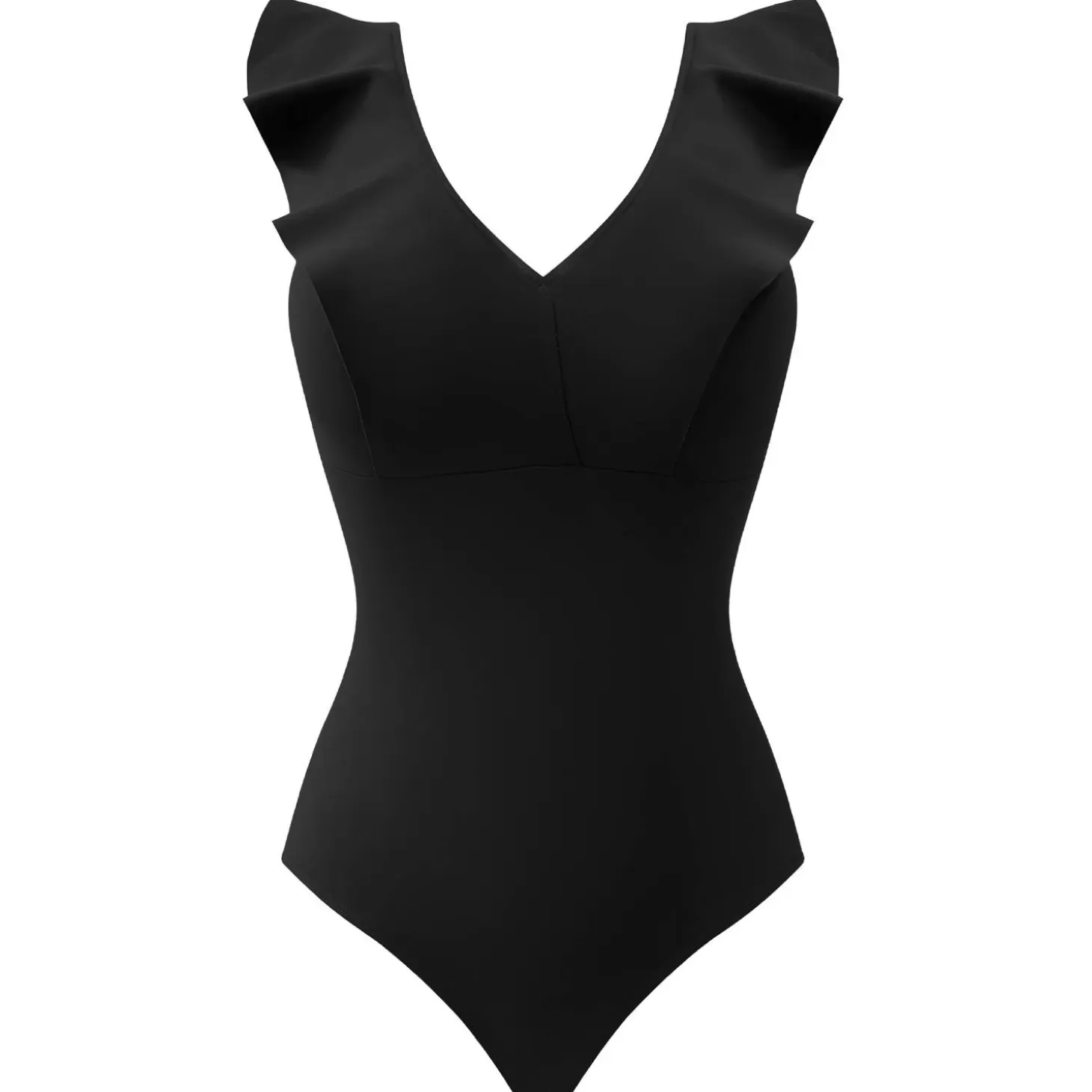Empreinte Maillot De Bain 1 Pièce Sans Armatures A Volants-Femme Autres Formes