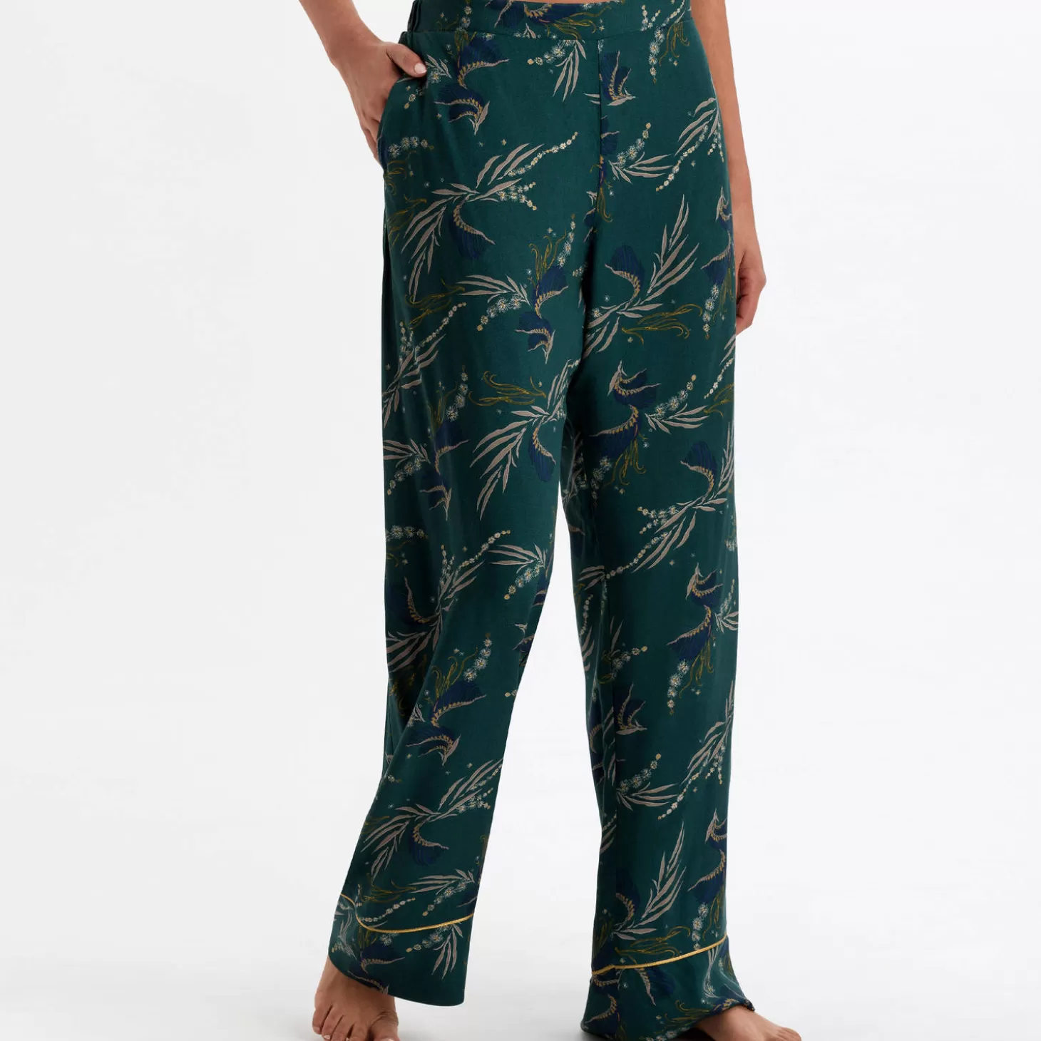 Hanro Pantalon-Femme Ensemble De Détente