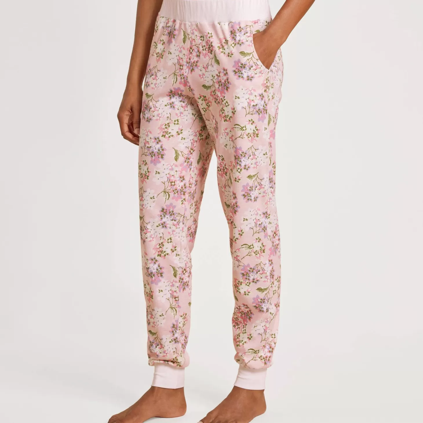 Calida Pantalon Bords Elastiques En Coton-Femme Ensemble De Détente