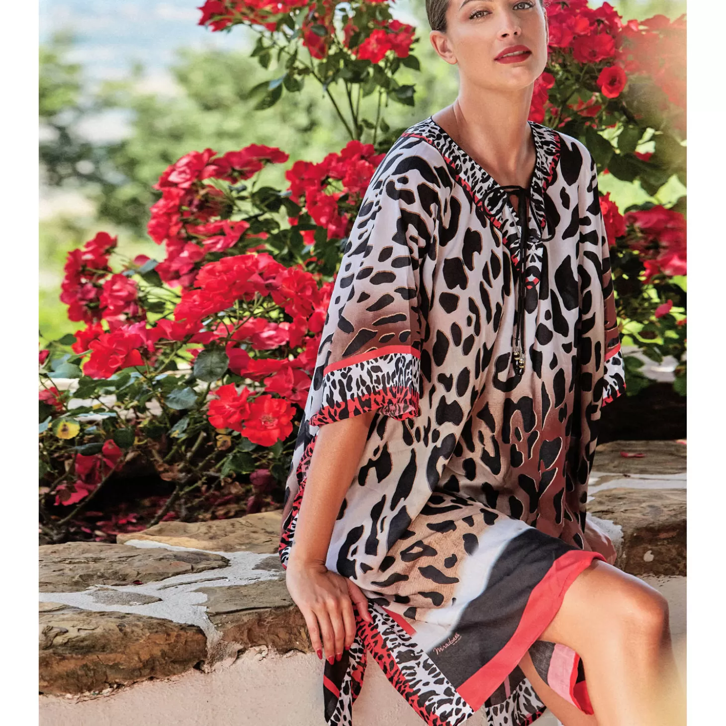 Miradonna Poncho Alba-Femme Tunique De Plage & Paréo