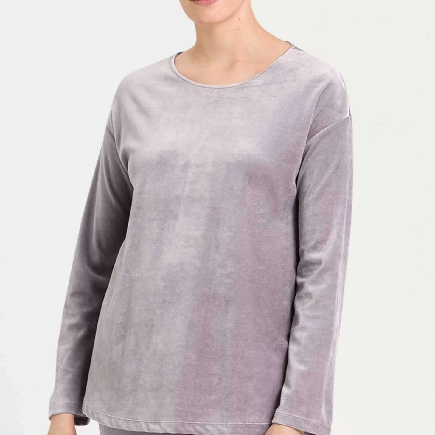 Hanro Pull En Velours-Femme Ensemble De Détente