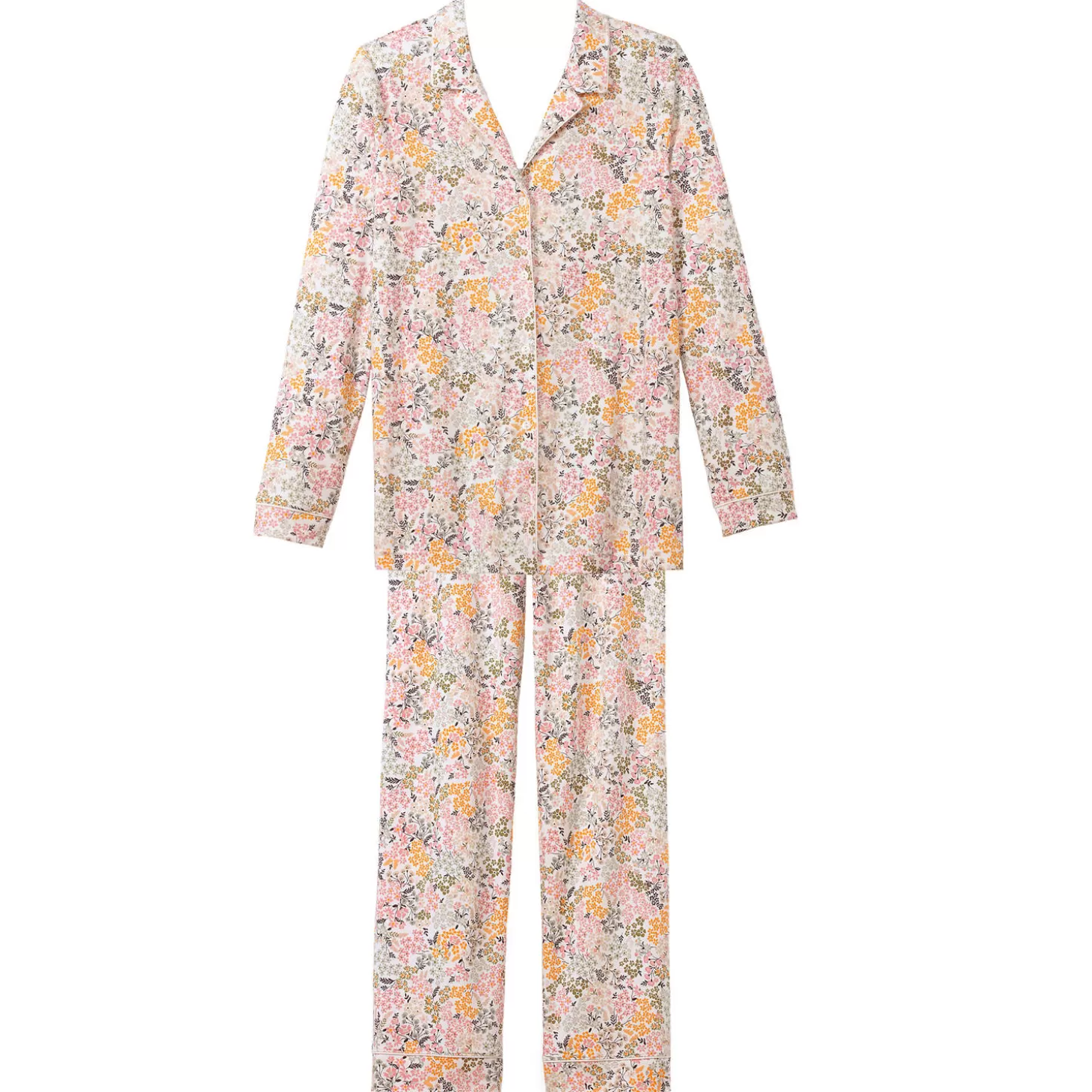Calida Pyjama Chemise En Coton-Femme Pyjama
