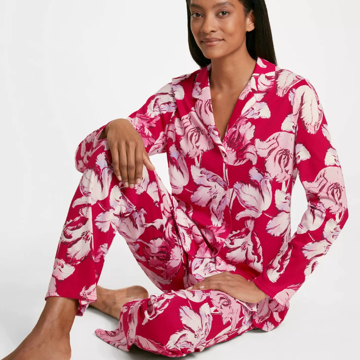 Calida Pyjama En Coton-Femme Pyjama