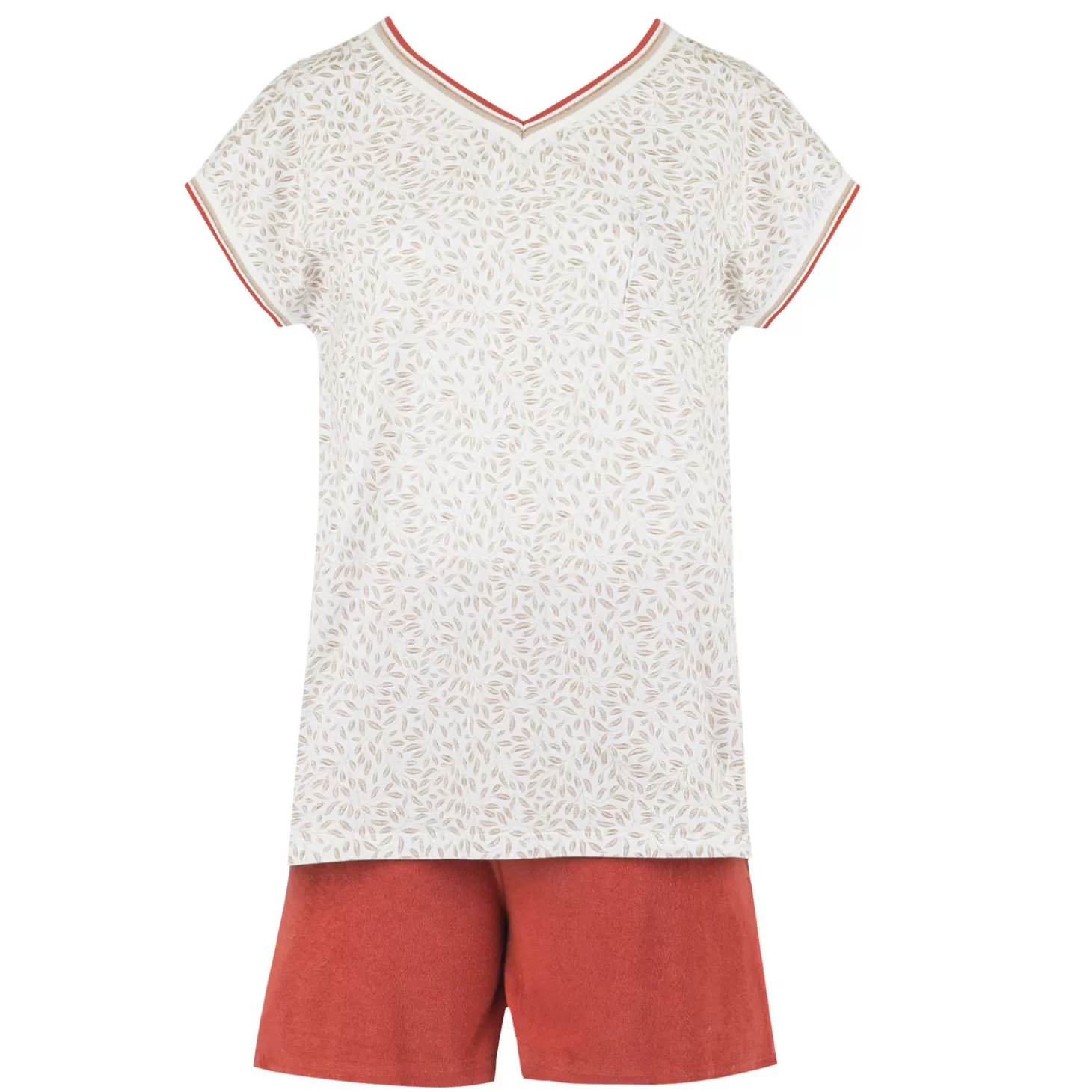 Canat Pyjama Short En Coton-Femme Pyjama
