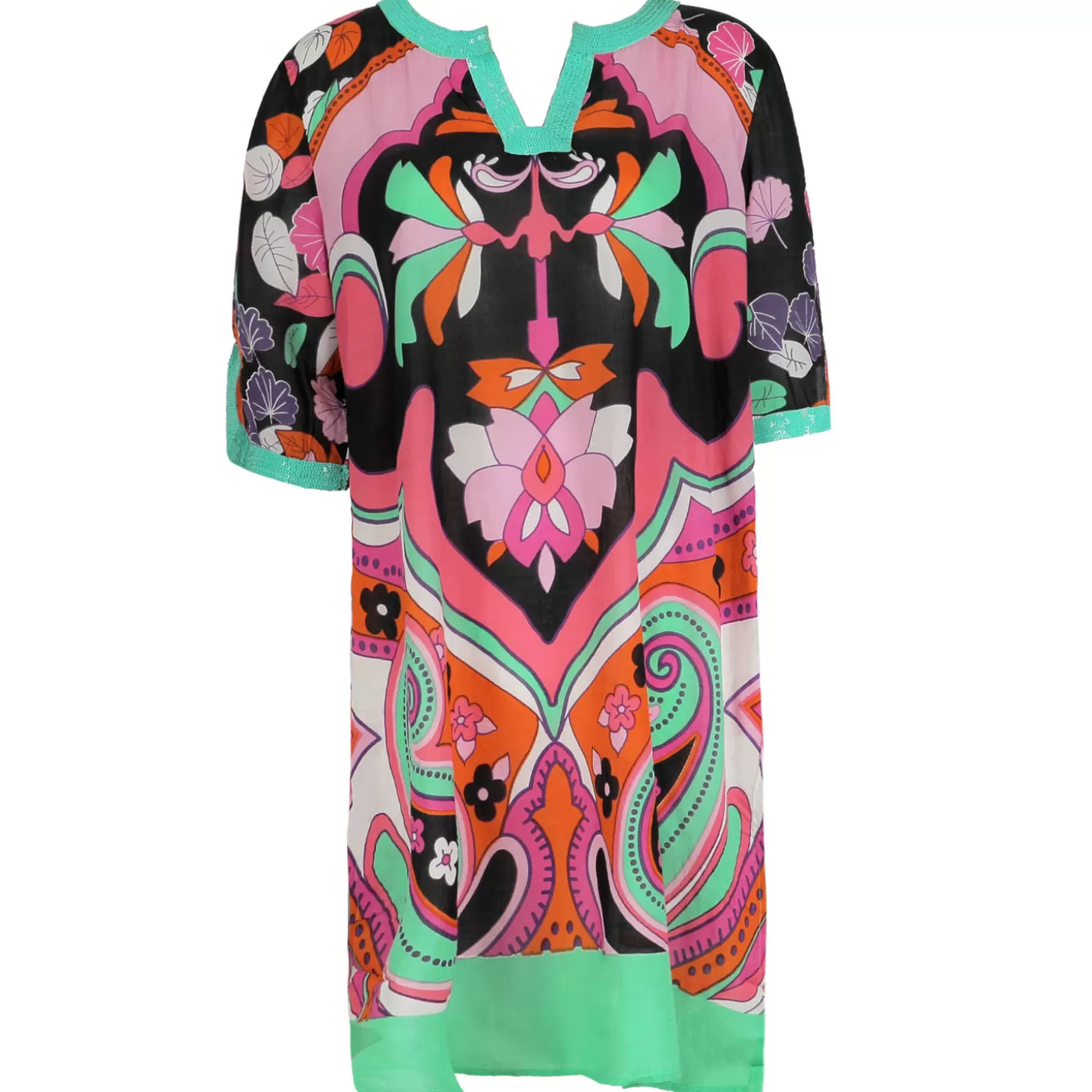Miradonna Robe De Plage Dinah-Femme Tunique De Plage & Paréo