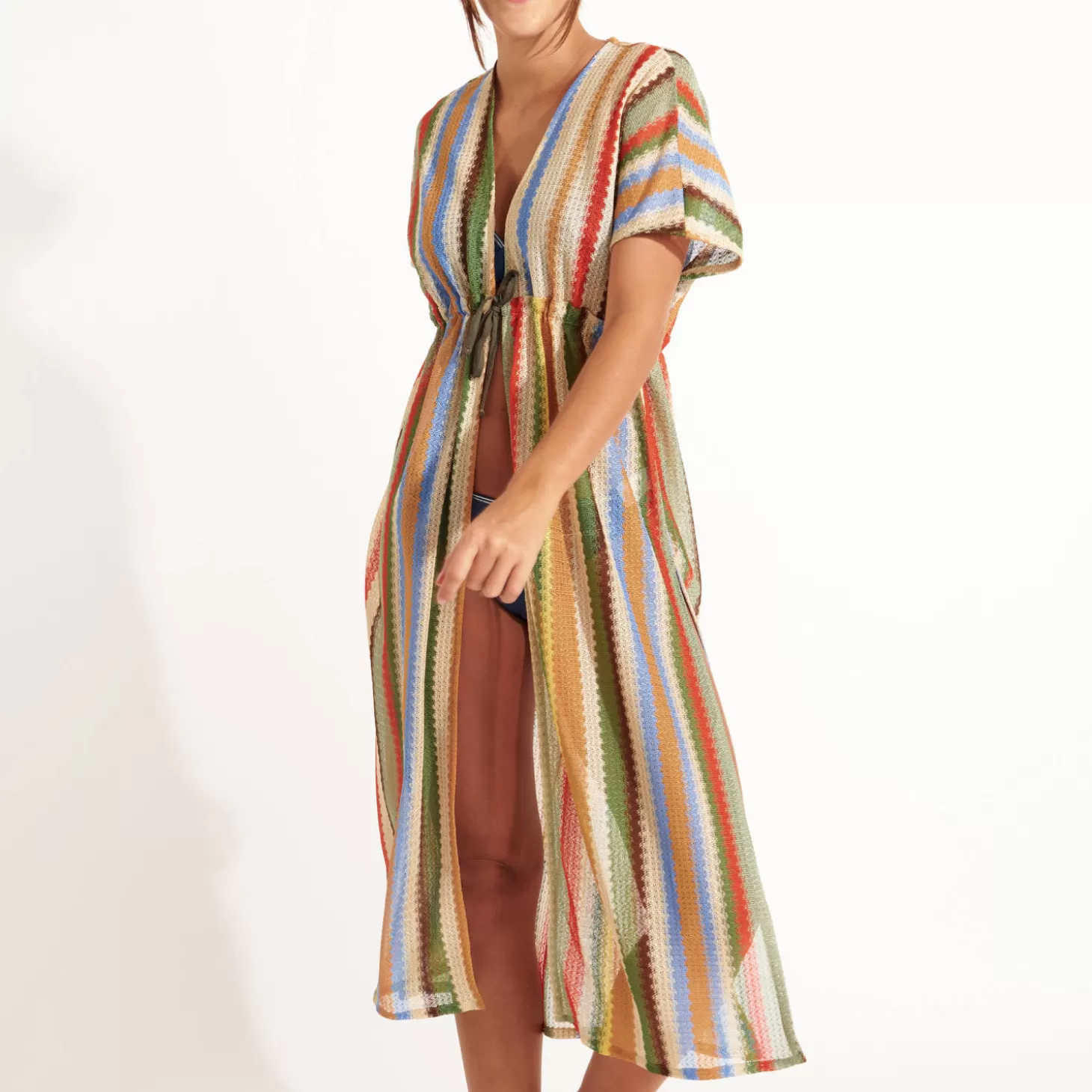 Livia Robe Longue De Plage Lizae Golfito-Femme Robe De Plage