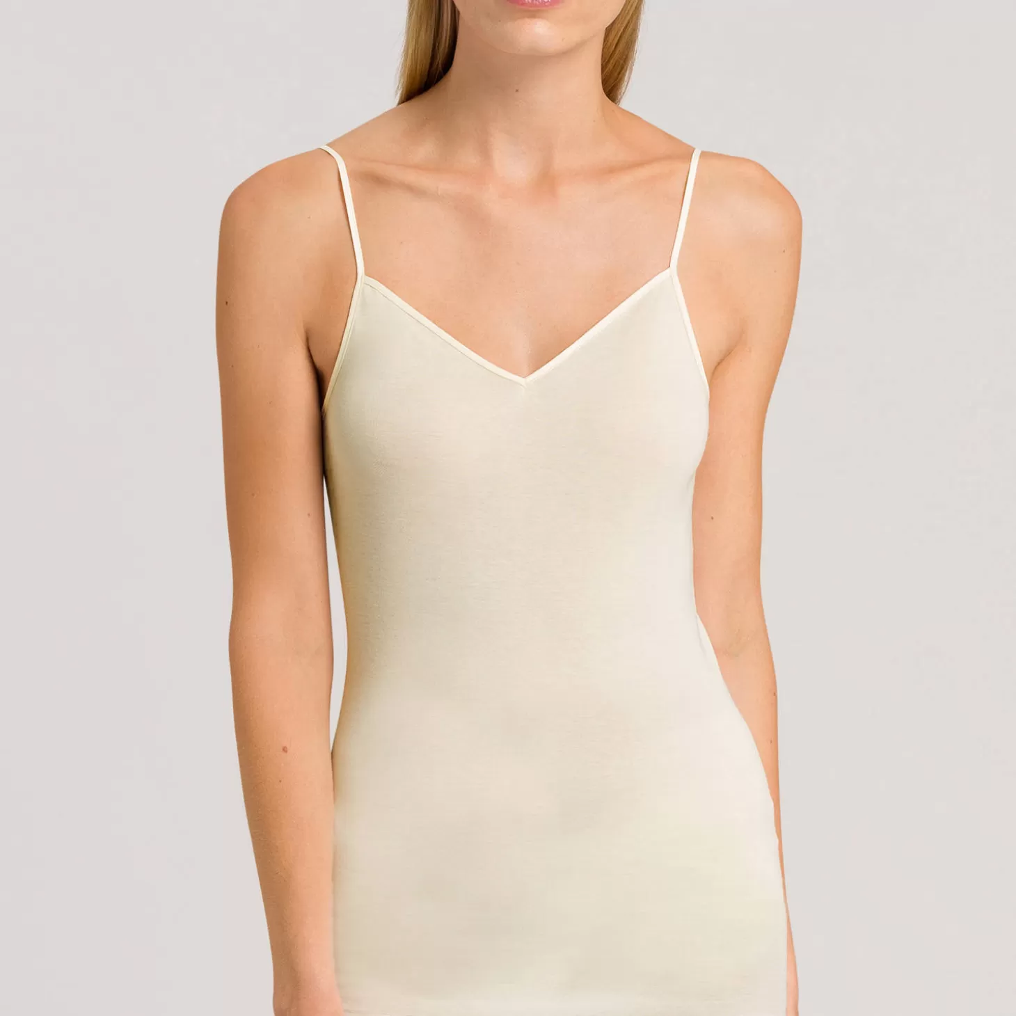 Hanro Top Fines Bretelles En Coton-Femme Caraco Et Top