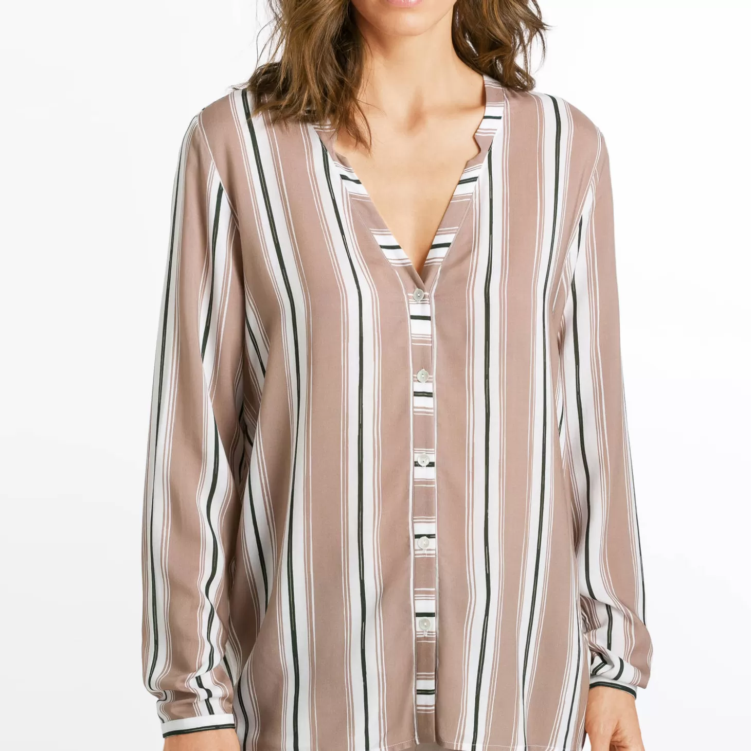 Hanro Top Manches Longues-Femme Ensemble De Détente
