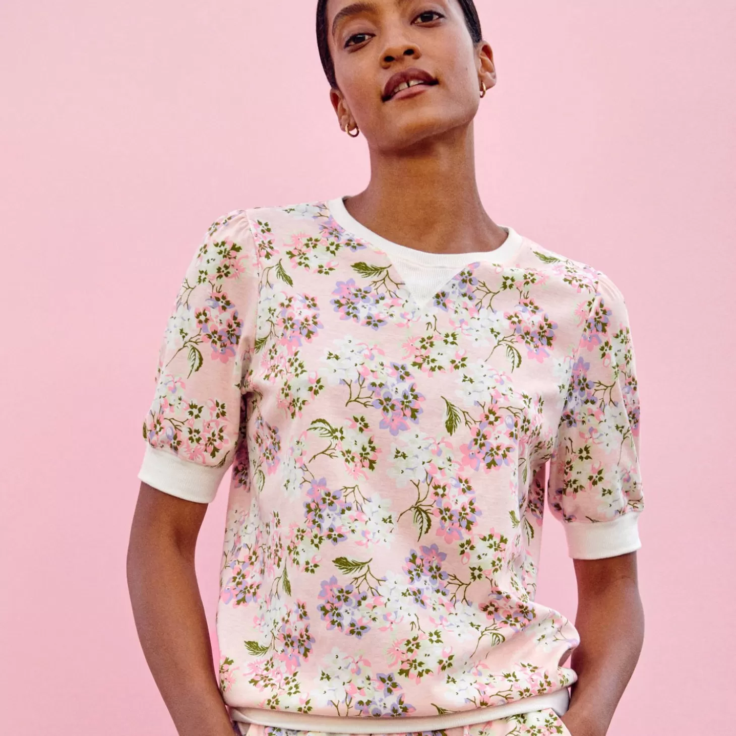Calida T-Shirt Col Rond En Coton-Femme Ensemble De Détente
